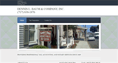 Desktop Screenshot of baumtaxandnotary.com